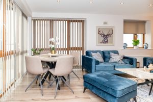Living and dining area