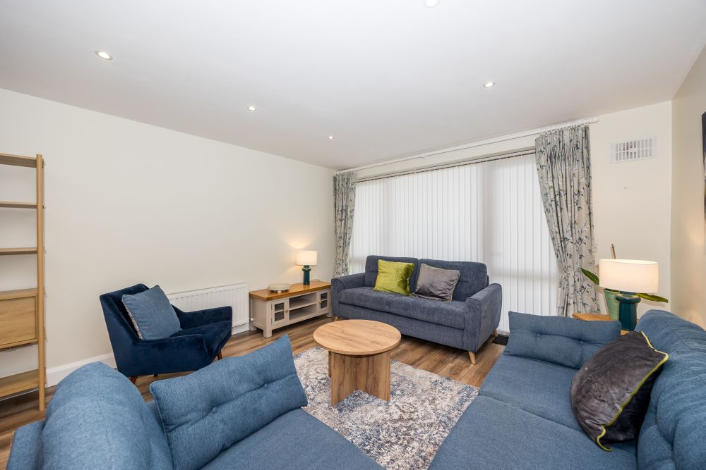 Living room, Elegant Two Bedroom Apartment On Ground Floor