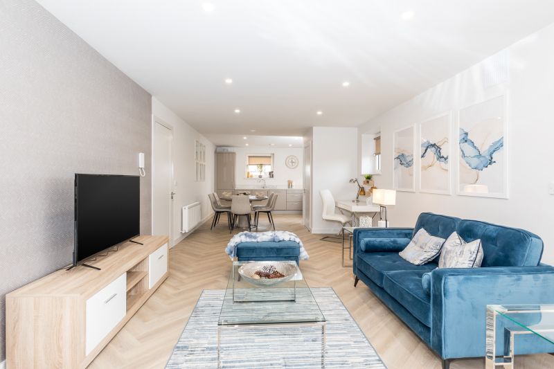 Living room, New Three Bedroom Apt Ashbourne
