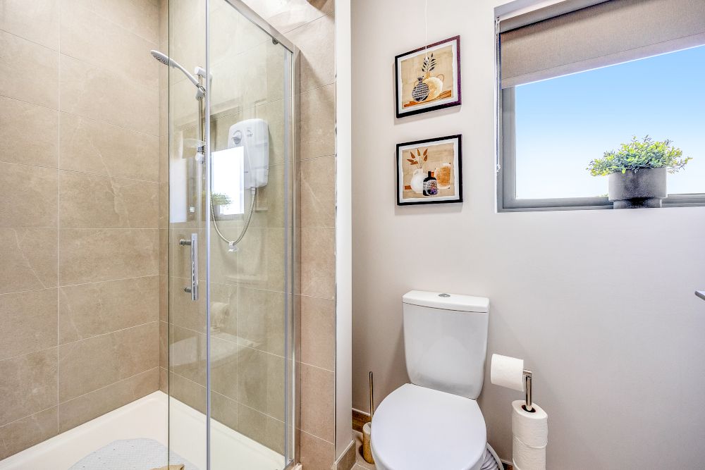 Upstairs bathroom, Two Bedroom Apartment